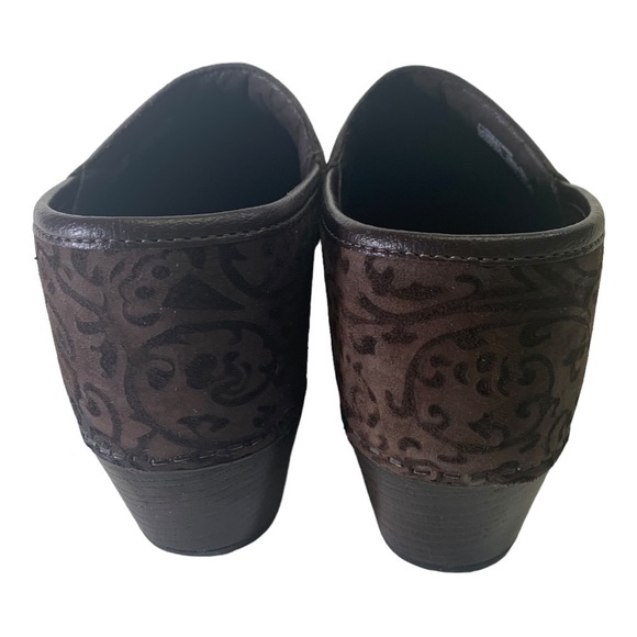 Dansko Brown Suede Leather Patterned l - Picture 7 of 11